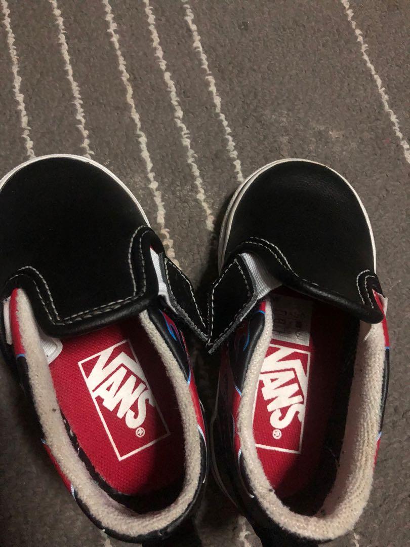 Vans Slip on V Moto Flame Babies Kids Babies Kids Fashion