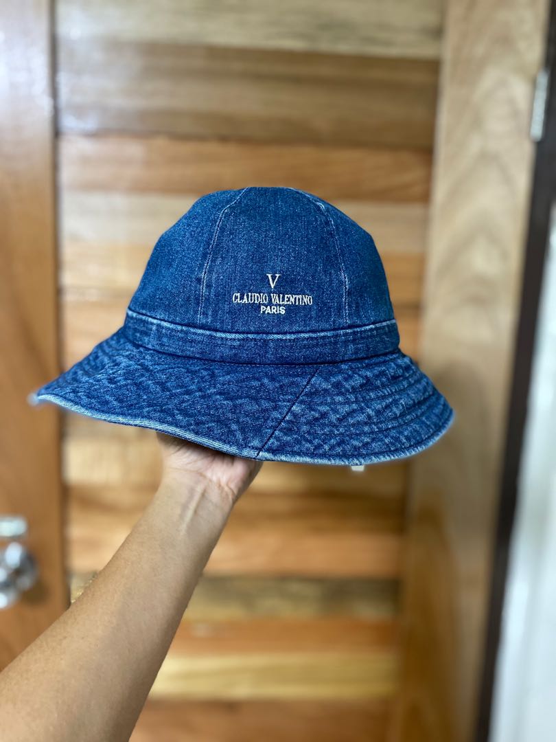 Vintage claudio valentino denim bucket 