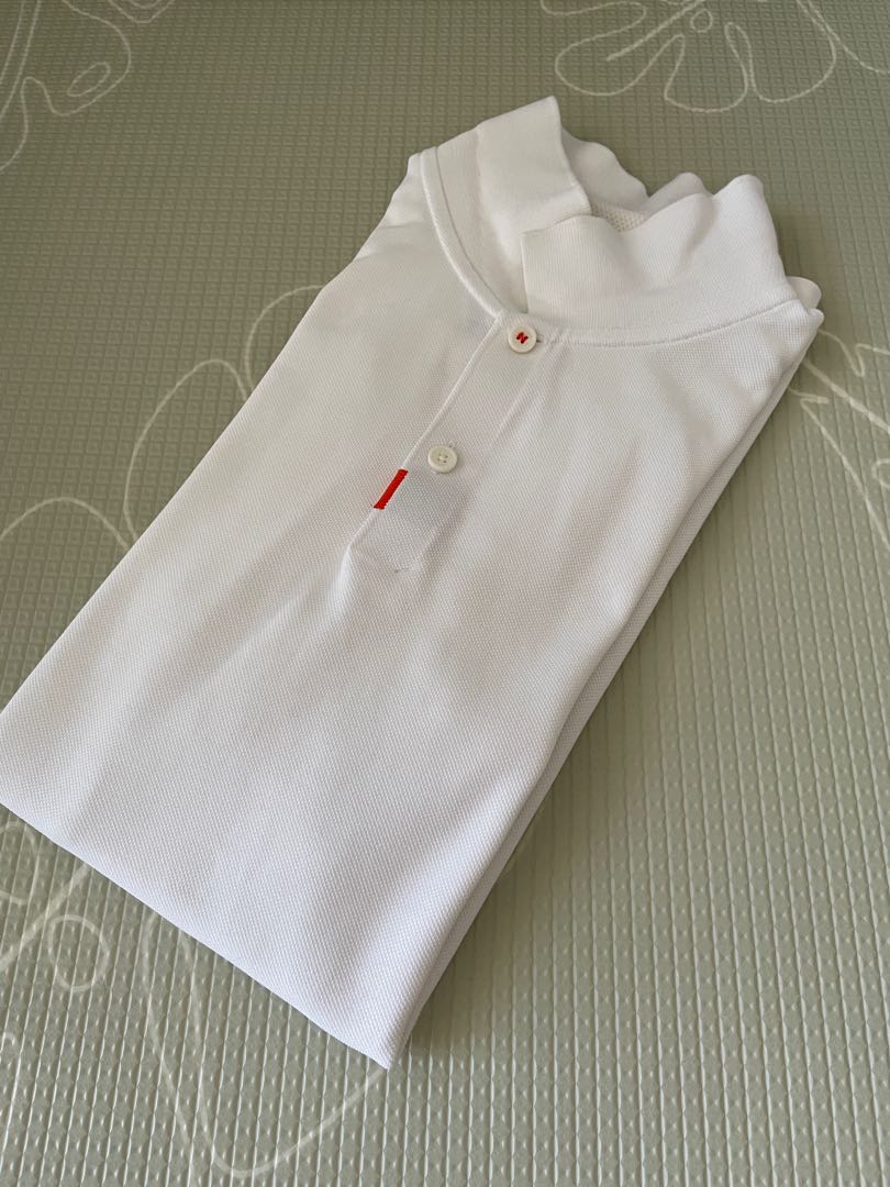 White Nike polo shirt, Men's Fashion 