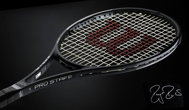 Wilson Pro Staff Rf97 v11 tennis racket, black, g2, 340gm, $850