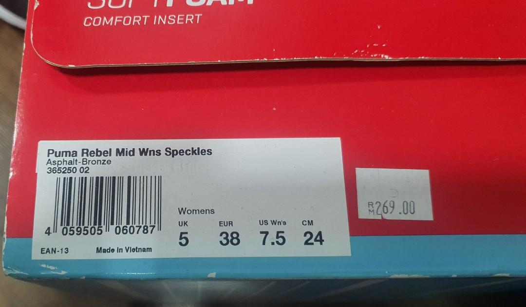 Women s sneakers premium Puma Rebel Mid Speckles