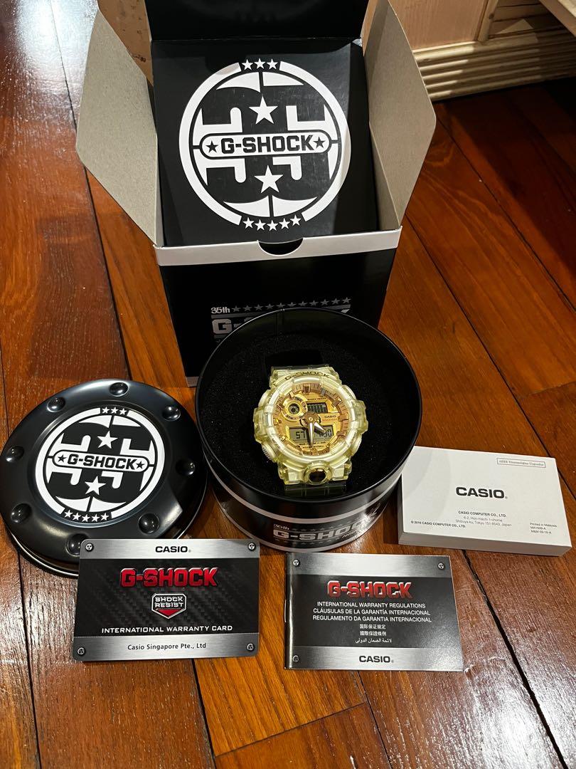 WTS BNIB G Shock 35th Anniversary limited edition GA 735E 7ADR