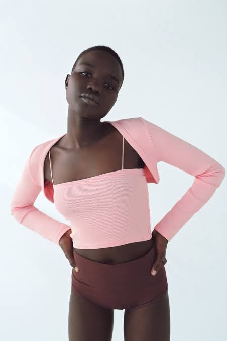 Zara Arm Warmers Pink, Women's Fashion 