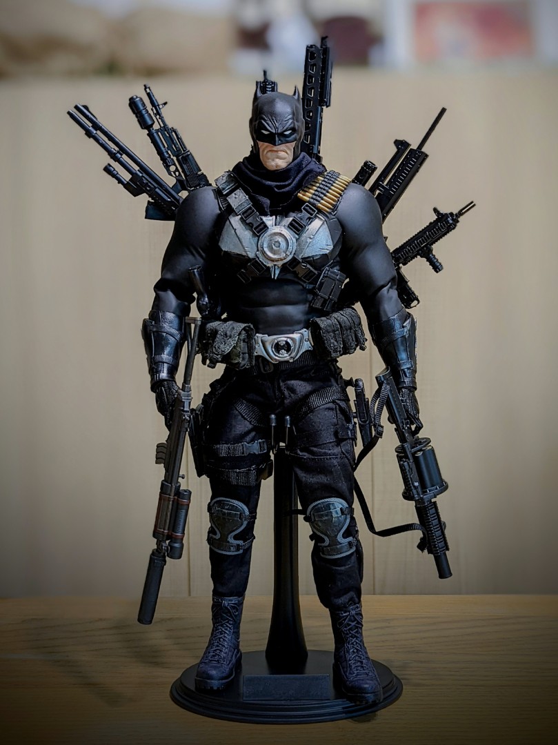 1/6 scale custom Grim Knight Batman not hot toys, Hobbies & Toys, Toys &  Games on Carousell