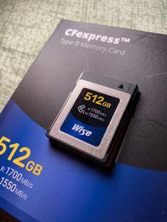 512GB CFExpress WISE