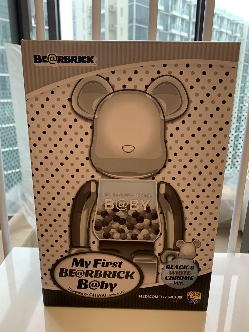 MY FIRST BE@RBRICK BLACK & WHITE CHROME - その他