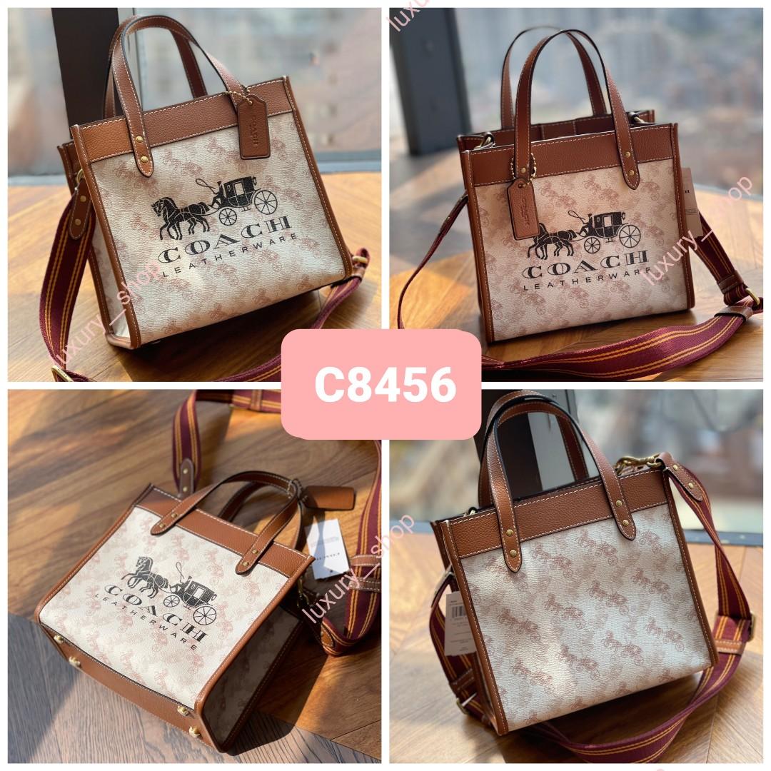 ✓現貨正貨Coach FIELD TOTE 22 WITH HORSE AND CARRIAGE PRINT AND