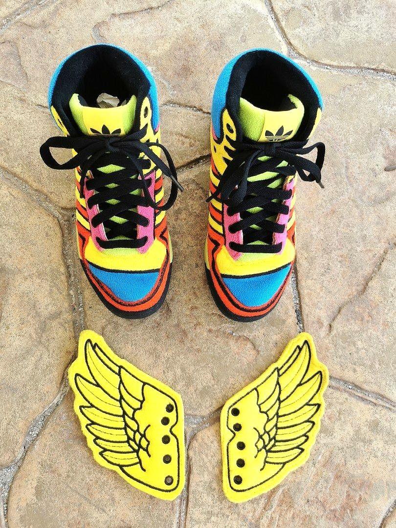 Adidas rainbow trainers discount