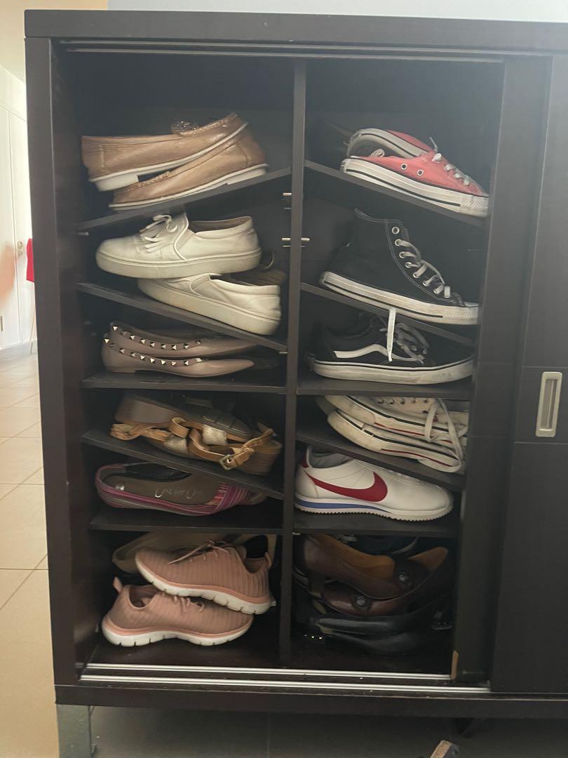 Adjustable discount shoe organizer