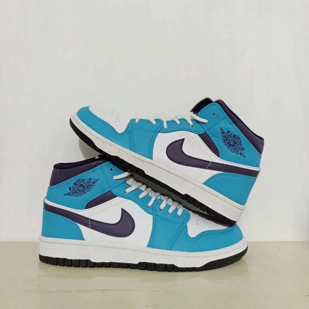 jordan 1 mid hornets