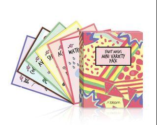 Althea A’bloom Limited Edition Fruit Masks Mini Variety Pack (6 Sheets)