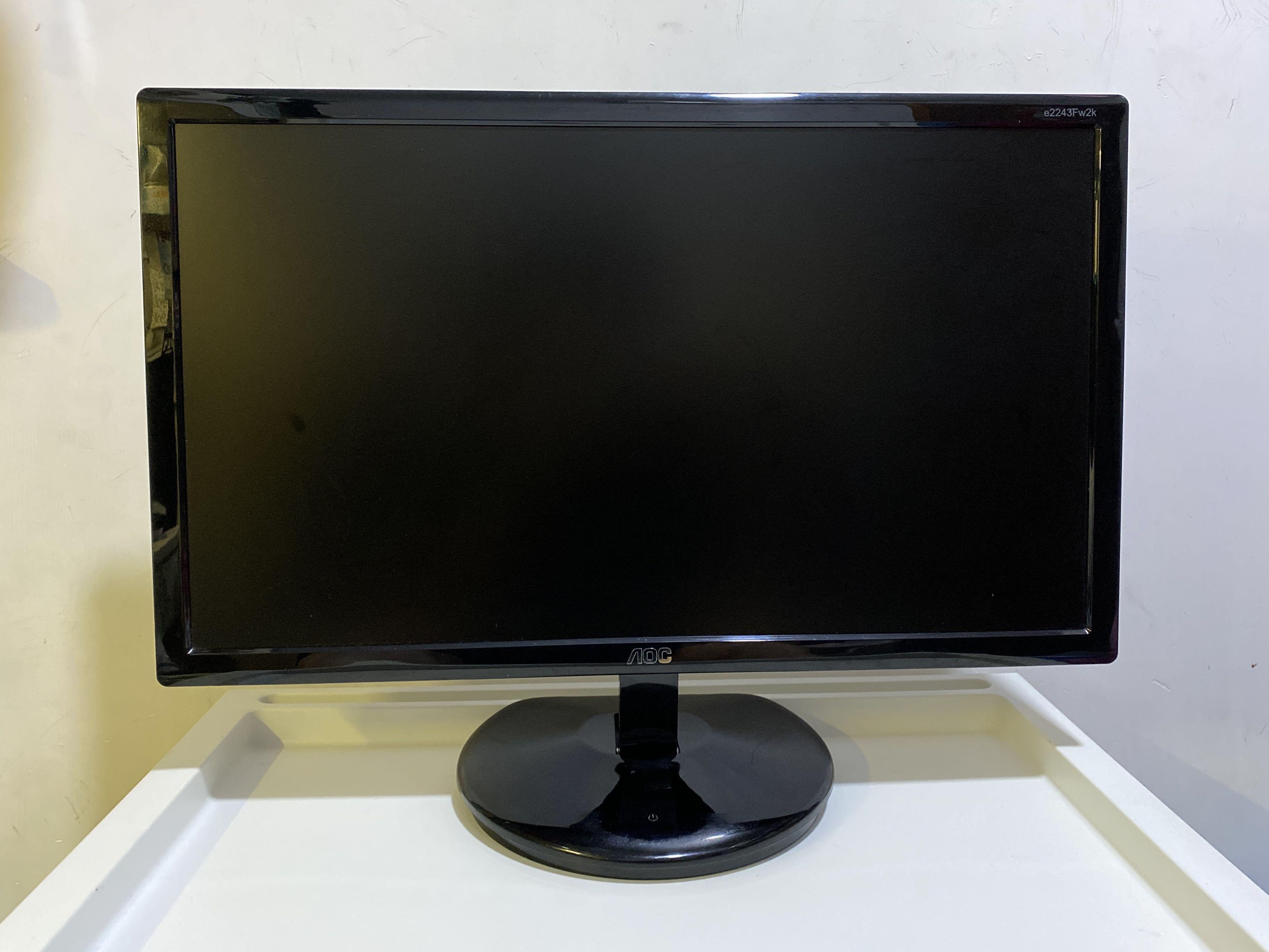 AOC 22”monitor (e2243Fw2k), 電腦＆科技 