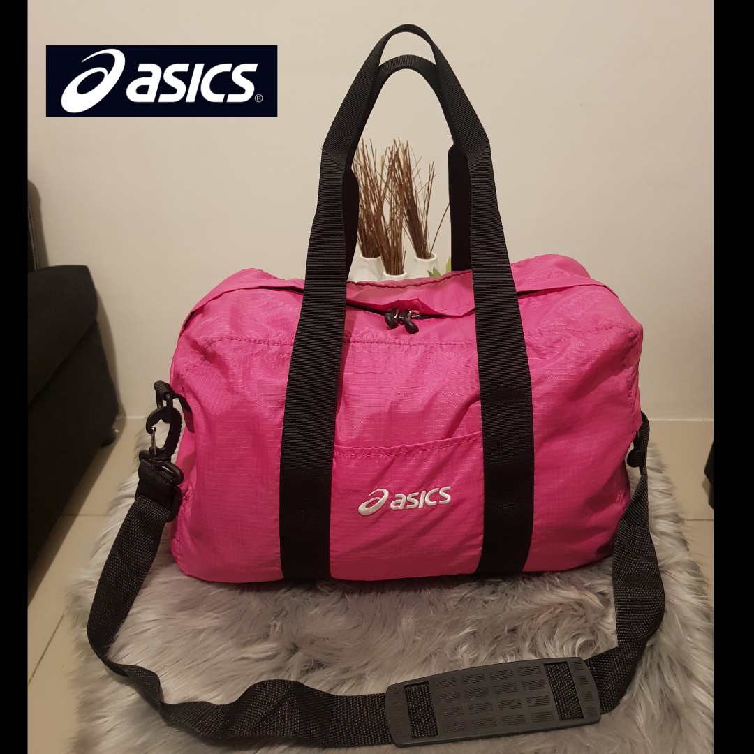 Asics travel bag, Luxury, Bags & Wallets on Carousell