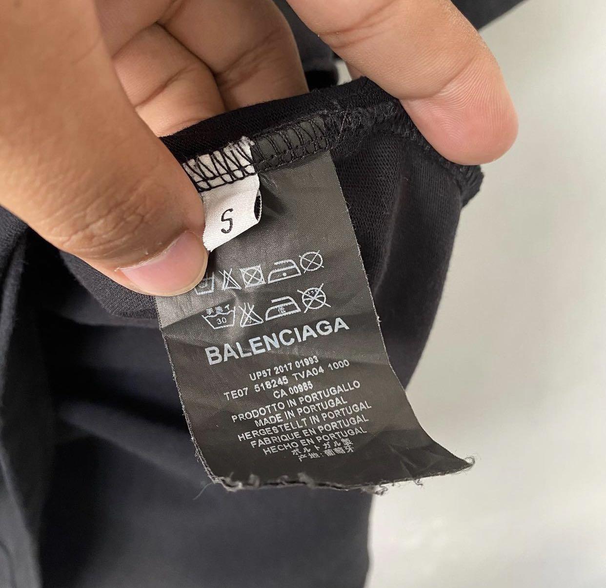 balenciaga new logo out tee