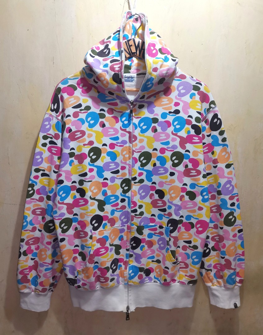 Bape Multi Color Jacket, Men's Fashion, Coats, Jackets and Outerwear on  Carousell