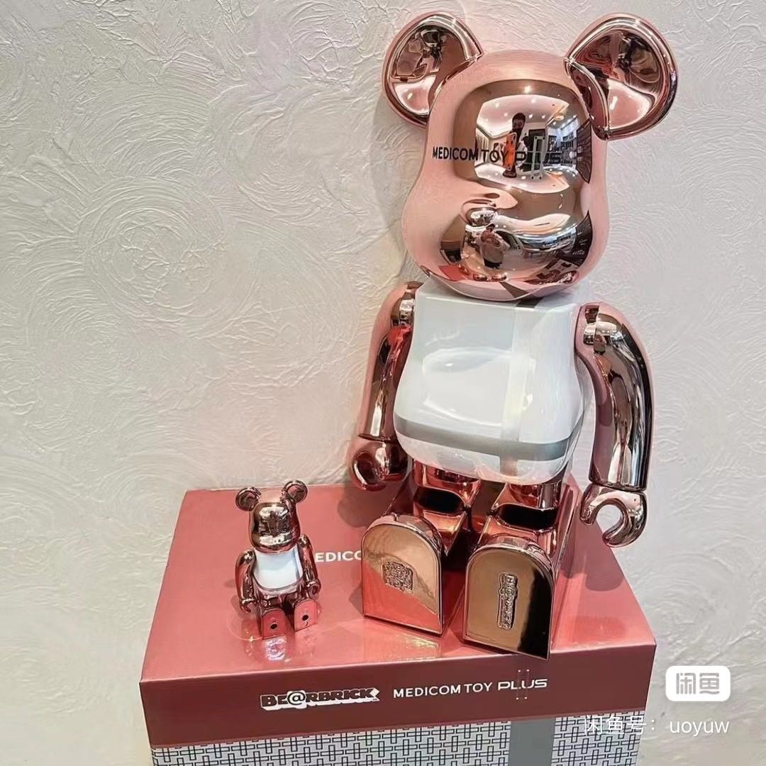 MEDICOM TOY（メディコム・トイ） BE@RBRICK 2G PINK GOLD CHROME 400