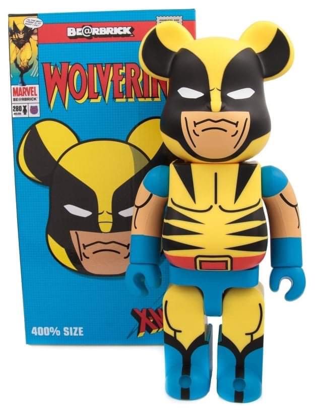 Bearbrick WOLVERINE (BROWN Ver.) - www.edxconsultores.com.br