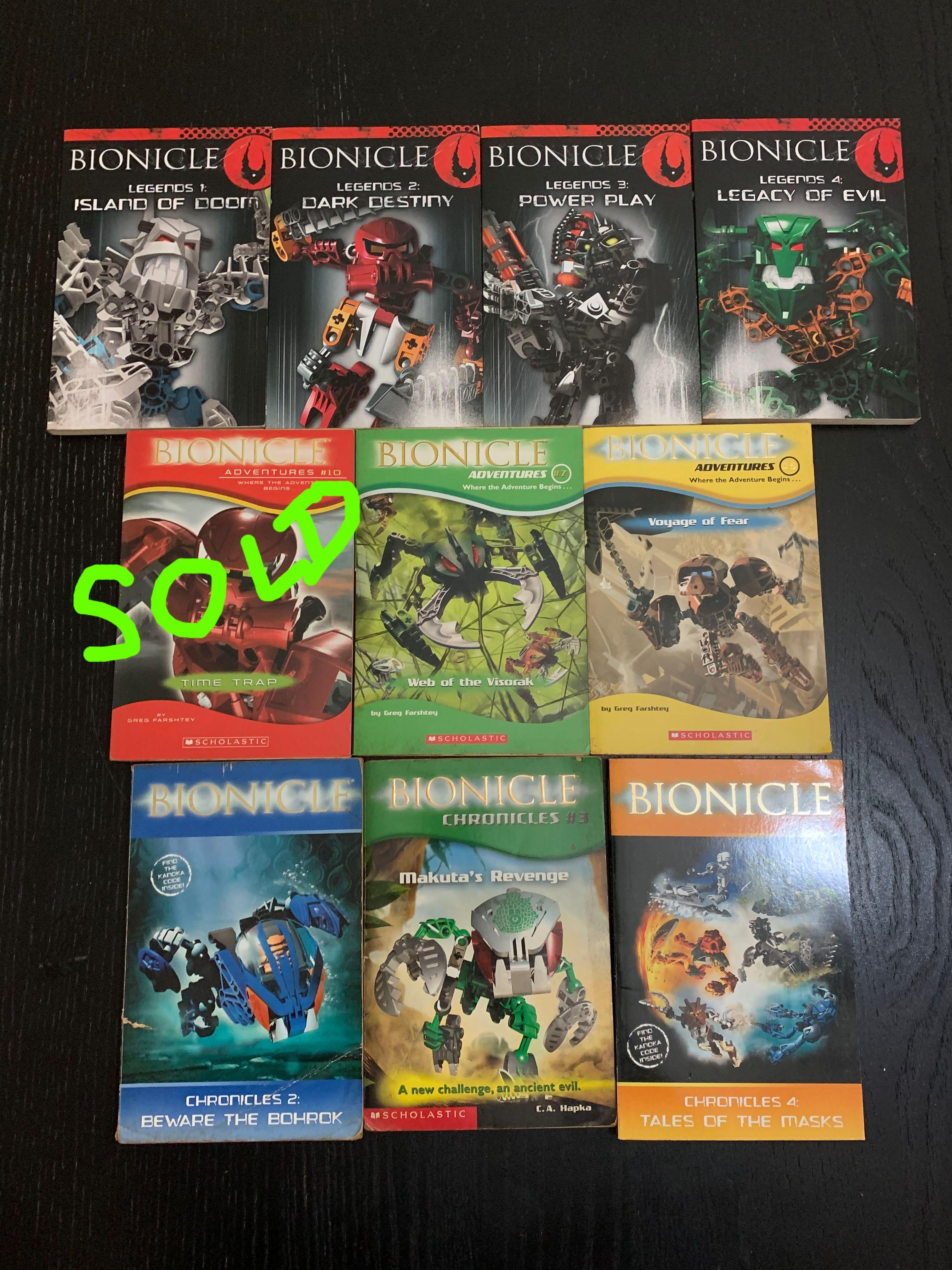 Bionicle Legends Bionicle Chronicles Bionicle Adventures Hobbies