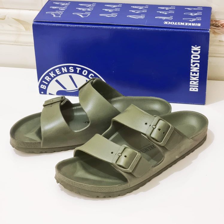 Birkenstock Arizona Eva Khaki, Fesyen 