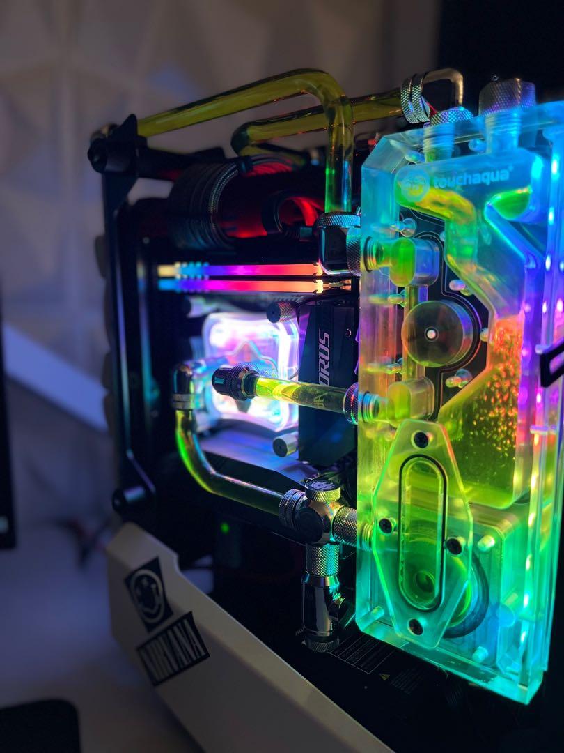 WATERCOOLING Gaming PC bitspower, Computers & Tech, Desktops on Carousell
