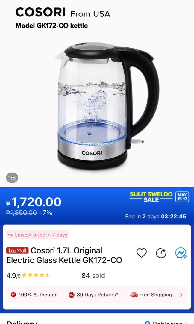 2500-3000W Glass electric kettle