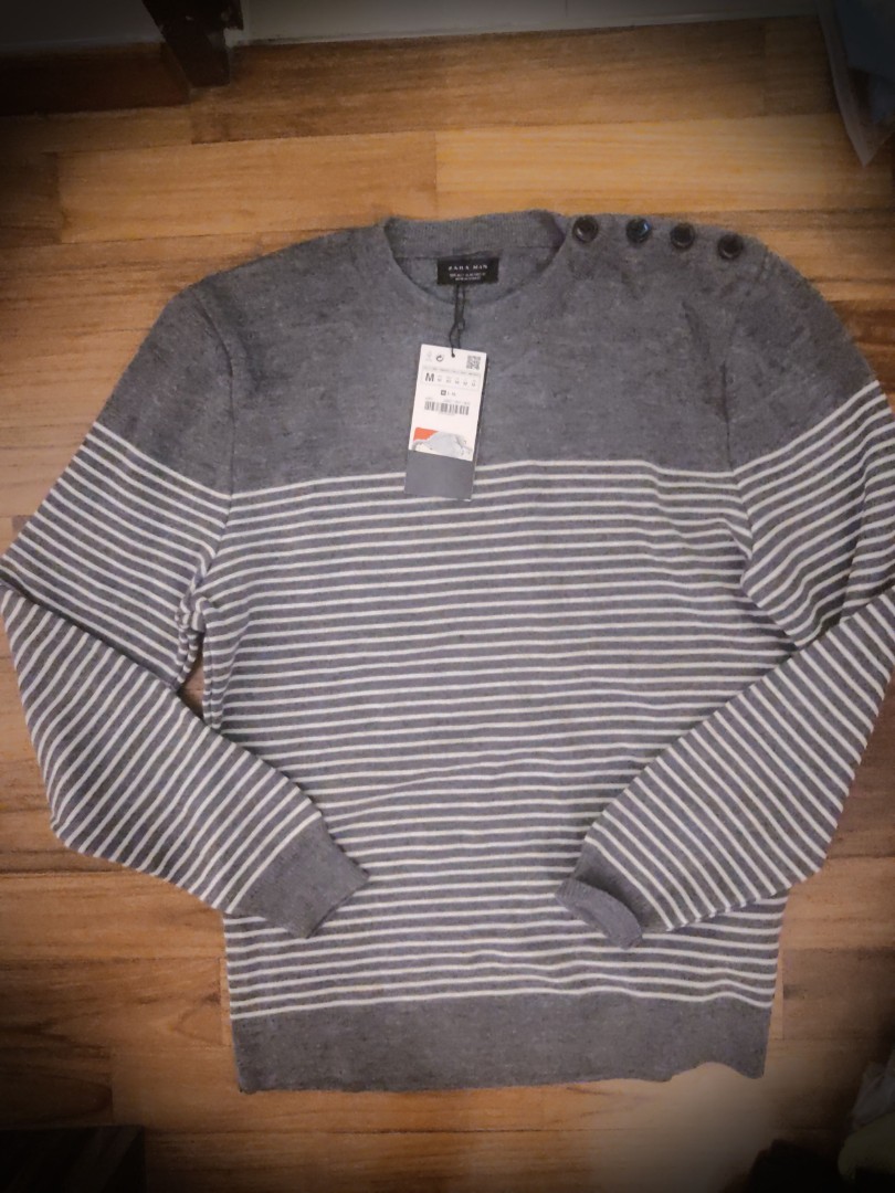 zara mens knit sweater