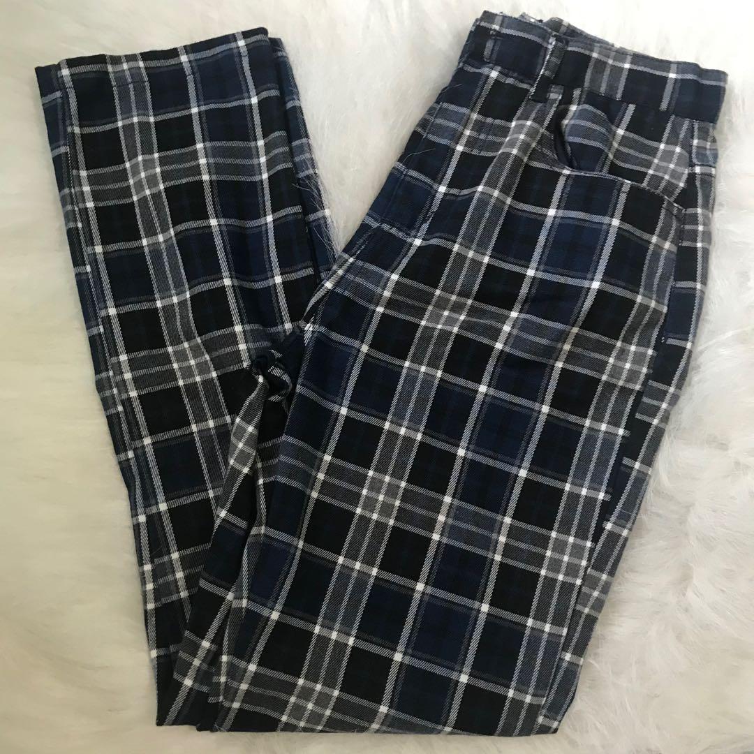 Brandy Melville J. Galt Plaid Tilden Pants Women s Fashion Bottoms Other Bottoms on Carousell