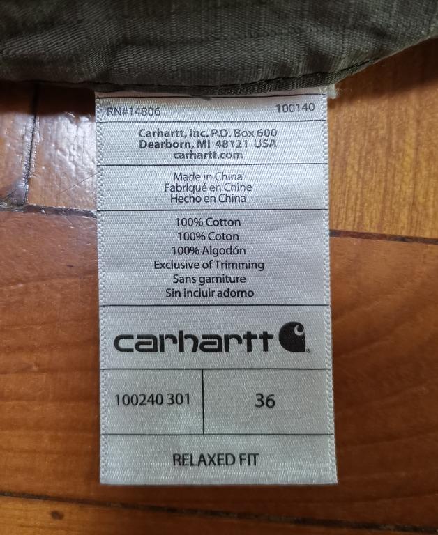 Carhartt 100240 Ripstop 36x10 Carousell