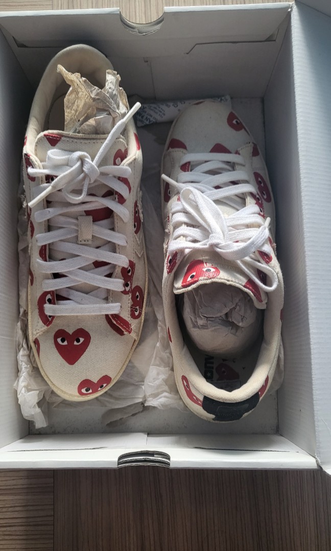 CDG play converse pro leather Men s Fashion Footwear Sneakers