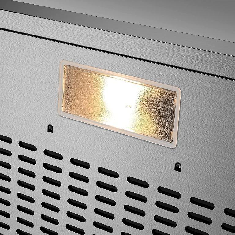 CIARRA 60cm Visor Cooker Hood Hoods Stainless Steel Wall Mounted Kitchen Extractor