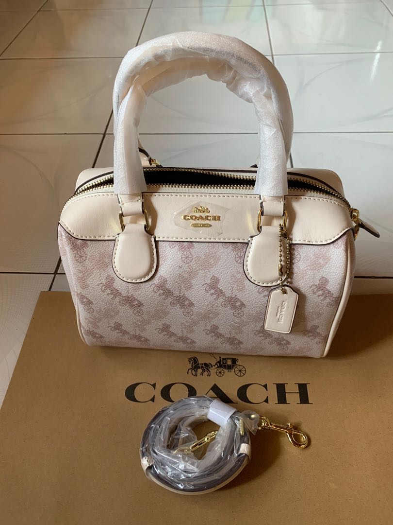 Coach 1941 Rogue 31 in Melon with Burgundy Colorblock Detail and Suede –  Essex Fashion House