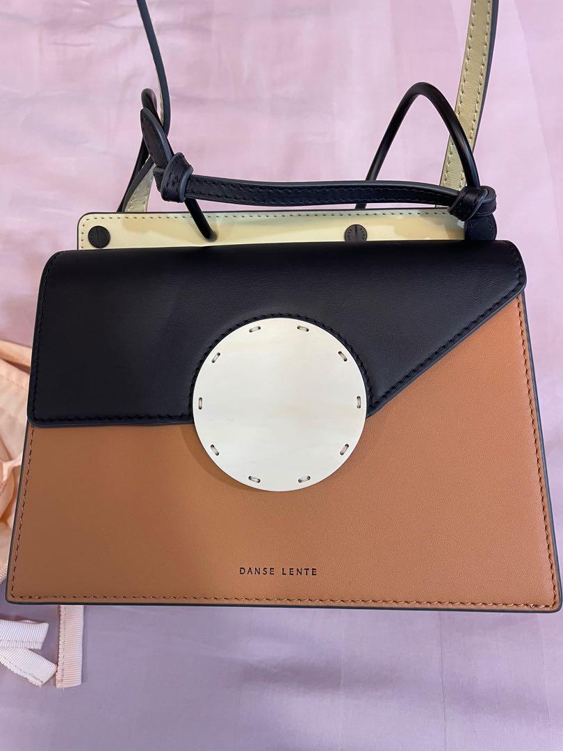 Danse Lente Phoebe Bis bag in medium size in black tan colour