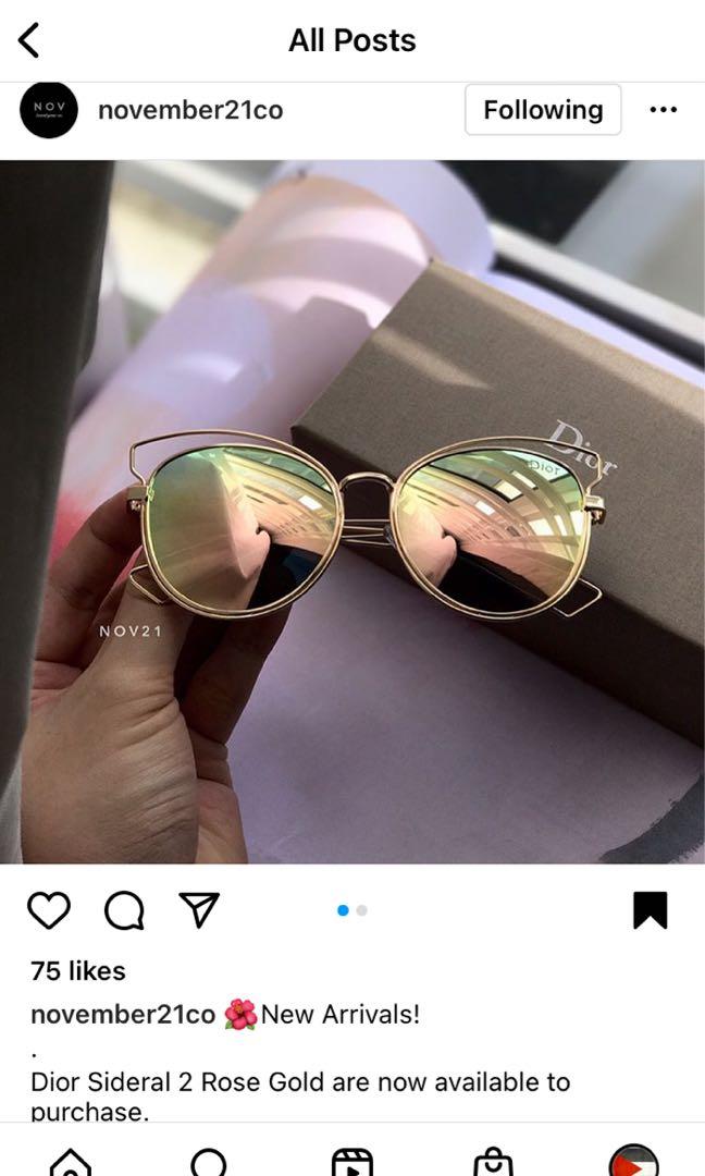 Dior Sideral 2 Rose Gold High quality from november21co