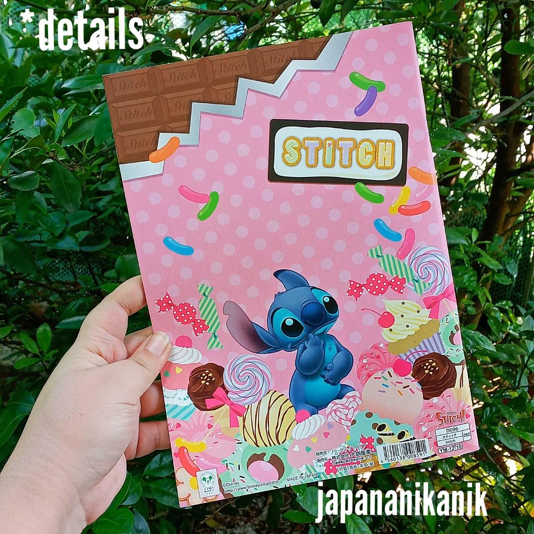 Disney Stitch Notebook, Hobbies & Toys, Stationary & Craft, Stationery