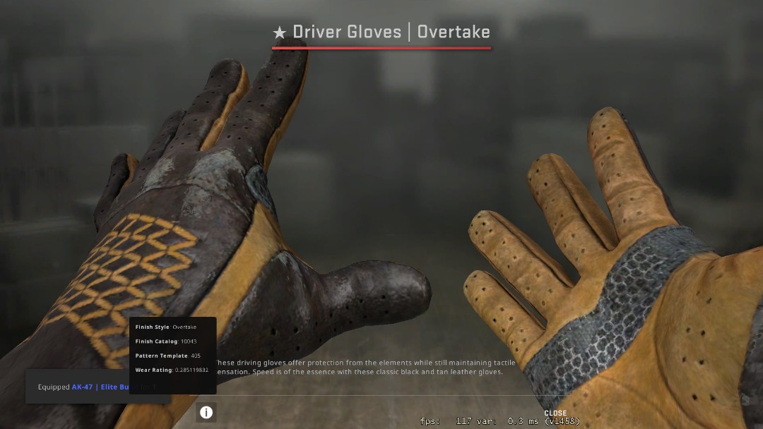 Driver Gloves Overtake FT CSGO, Video Gaming, Gaming Accessories, In