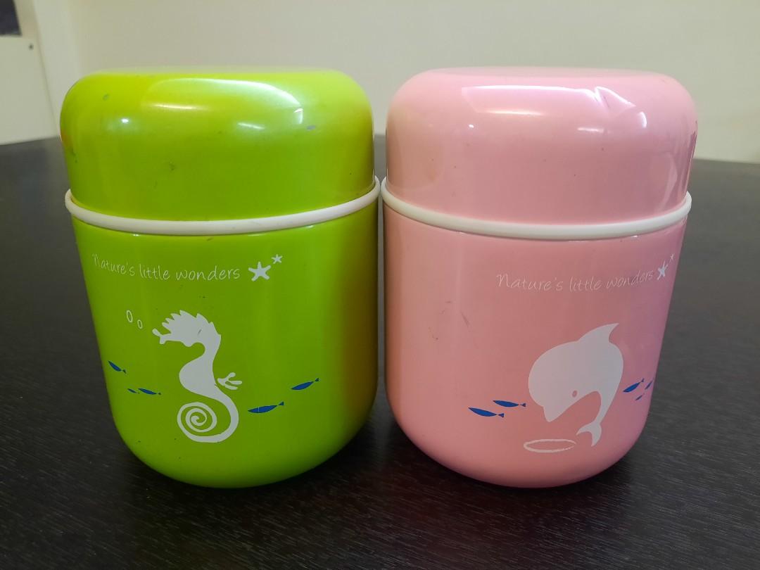 Endo Thermos Food Jar (250ml) x 2, Furniture & Home Living, Kitchenware