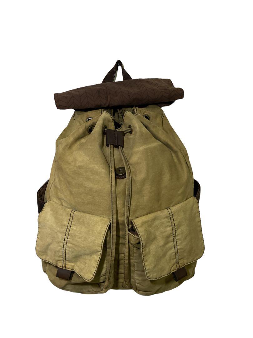 Fossil discount backpack canvas