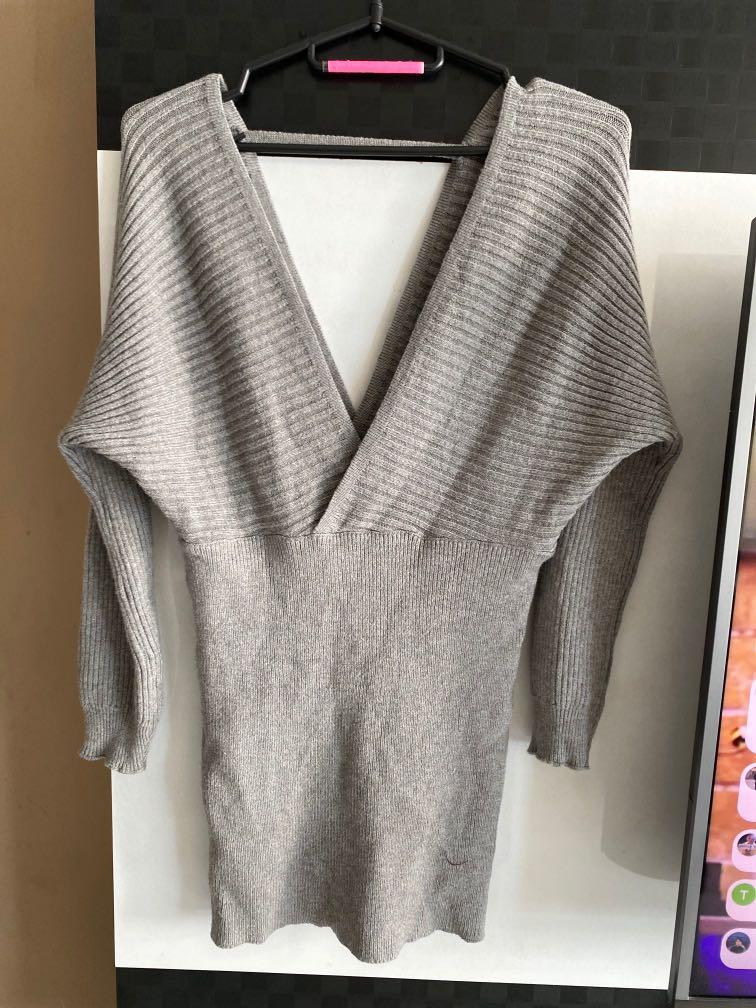 Girls Monday Grey Knitted Sweater summer20 Women s Fashion Tops