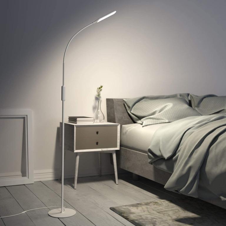 GLADLIE LED Floor Lamp with 3 Color Temperatures & 5 Brightness Levels