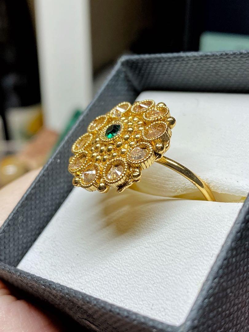 Gold covering clearance ring