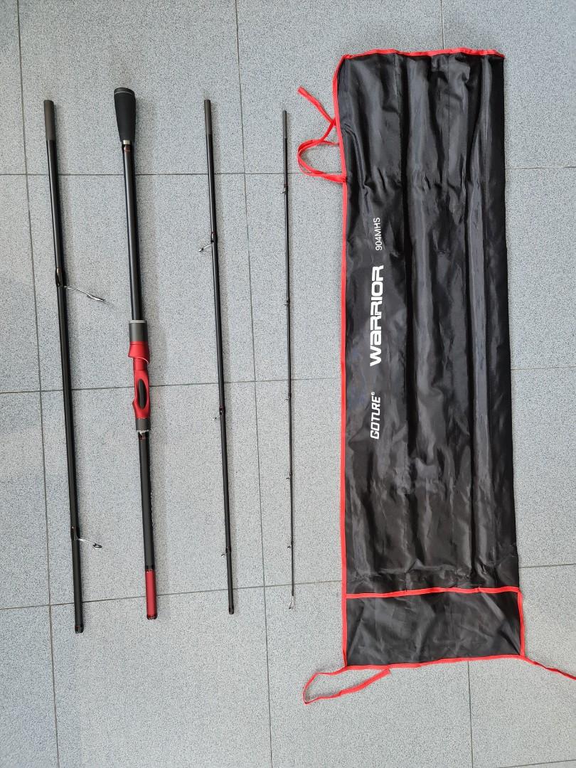 Goture warrior 4 piece fishing rod (2.7m), Sports Equipment, Fishing on  Carousell