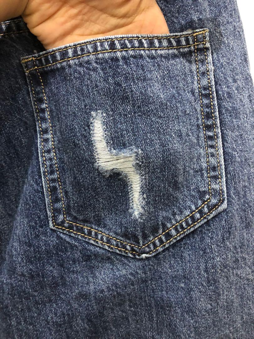 HAMLIN DENIM RIPPED JEANS ORIGINAL 
