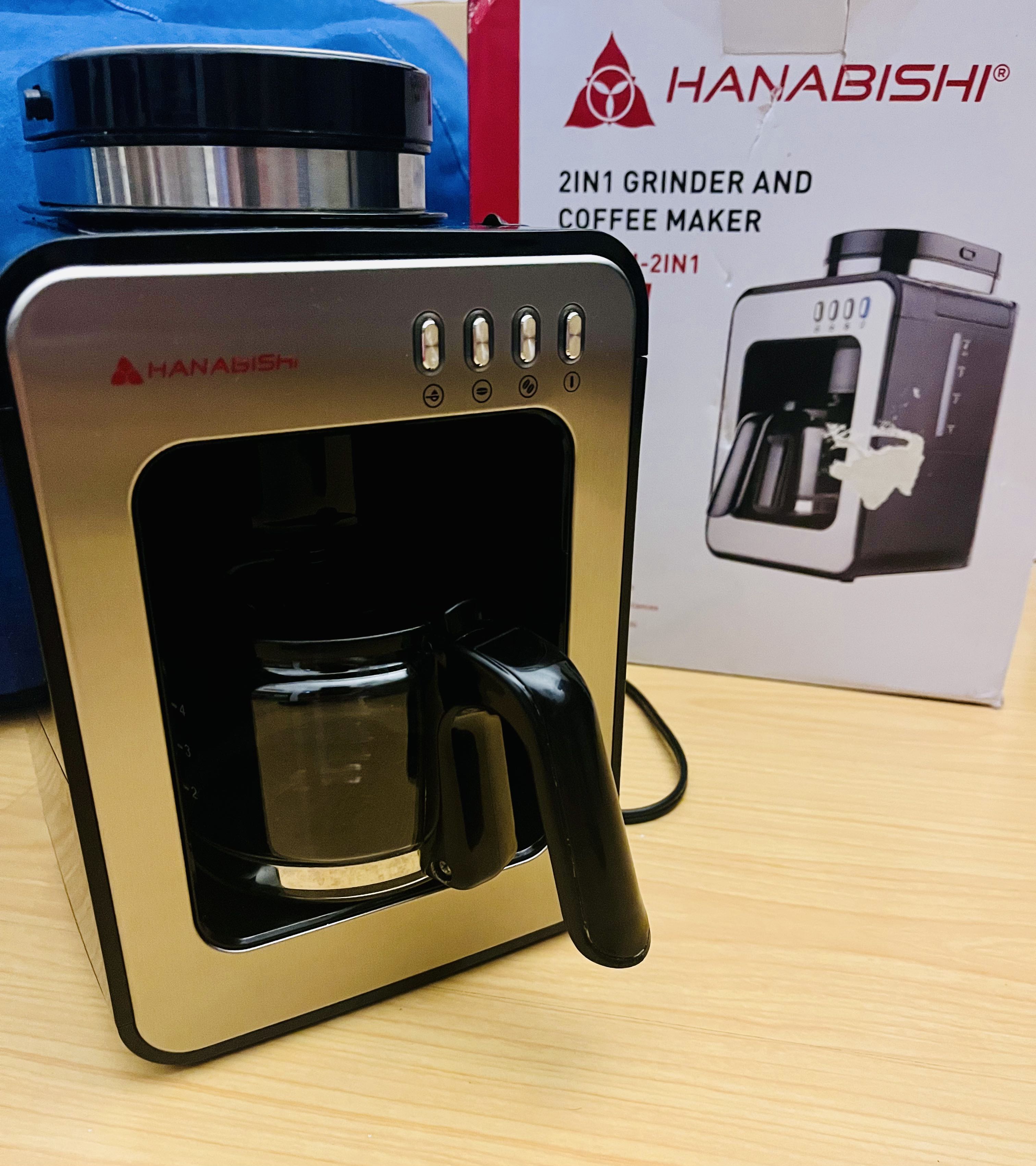 Hanabishi 2in1 Coffee Grinder and Maker 