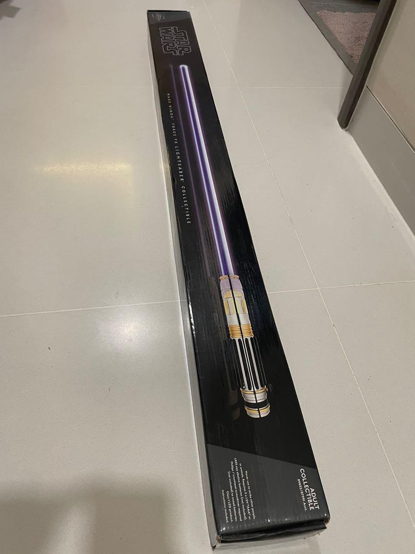 Hasbro Signature Series Mace Windu Force FX Lightsaber Collectible