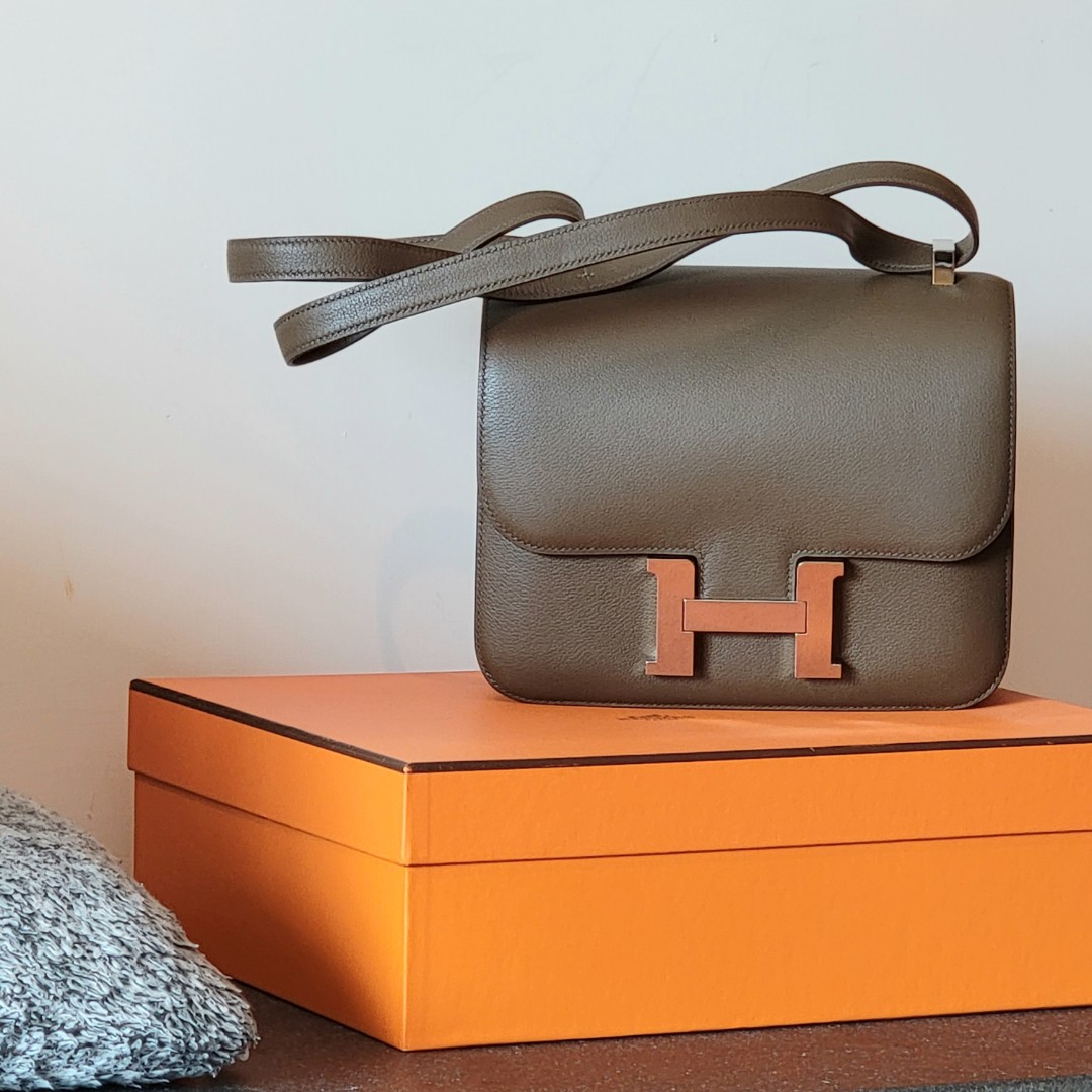 Hermes Constance 24 Rare Colour 6T Toundra PHW