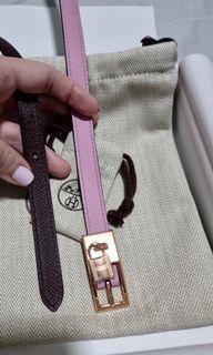 Hermes lucky belt size 80  in RGHW