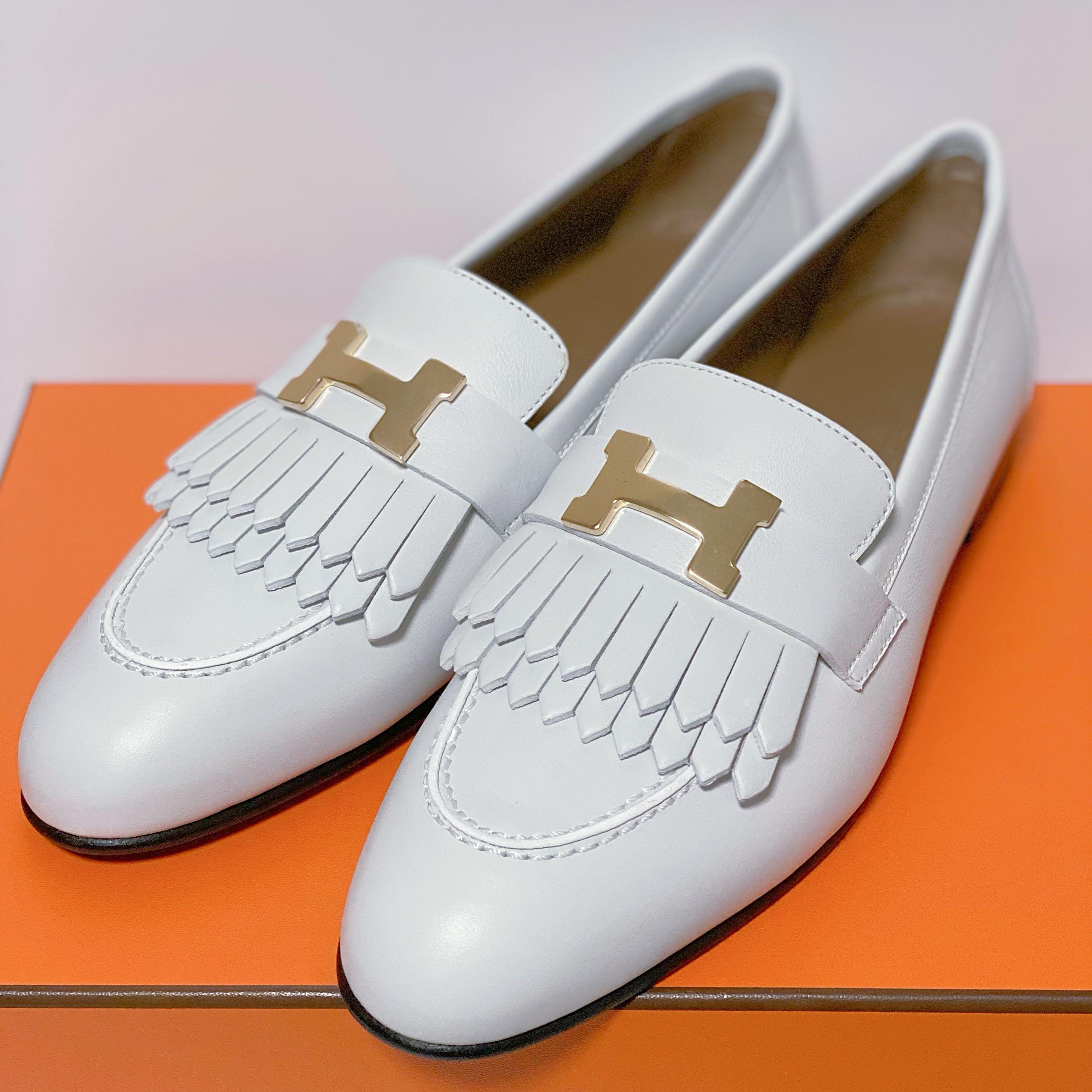 maskine Staple Understrege Hermes shoes, 女裝, 鞋, Loafers - Carousell