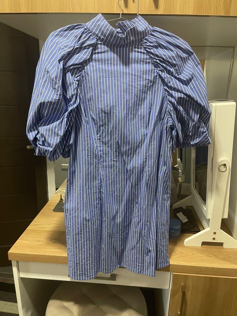 H&m Puff sleeves dress (Category: Dresses) located in Naga. Submitted by dcndn (Listing ID 1160741363, Image 1). Description: Washed then stored.