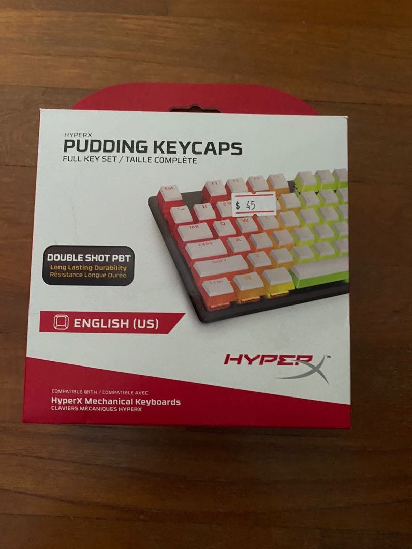 HyperX-Pudding Keycaps (White), Computers & Tech, Parts & Accessories ...