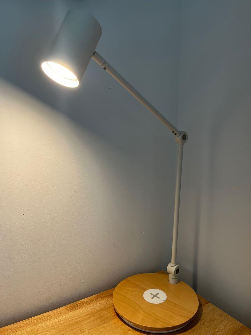 Ikea NYMANE work lamp with wireless charging, Furniture & Home Living